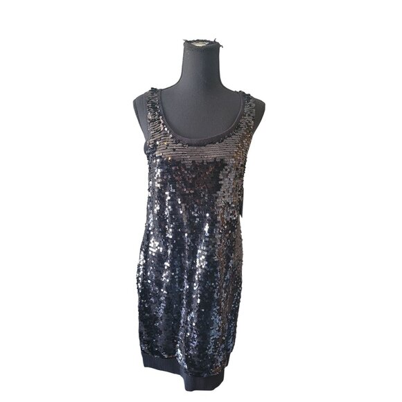 MICHAEL Michael Kors Dresses & Skirts - NWT Michael By Michael Kors Blue Sequins Knee Length Dress Party Wedding Preppy